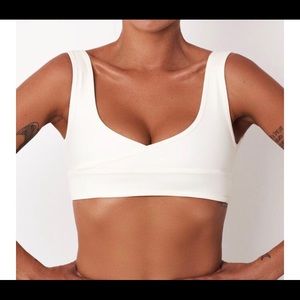 Fae Swim Malu Top in Ivory and Size Medium